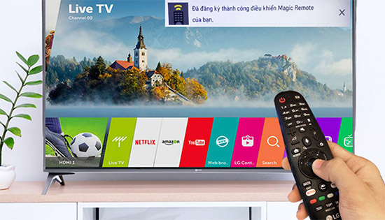 Điều khiển ma thuật trên smart tivi LG (Magic Remote) 