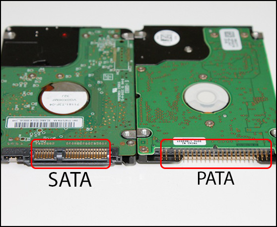 Ổ cứng được kết nối với máy tính thông qua các giao thức PATA hoặc SATA, và giao thức SATA là loại kết nối phổ biến nhất hiện nay.