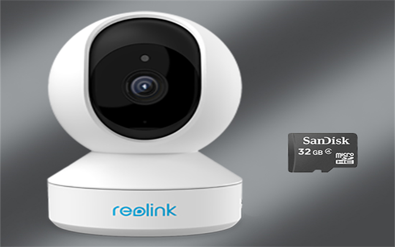 Camera IP WiFi Reolink E1 và thẻ nhớ SanDisk 32Gb