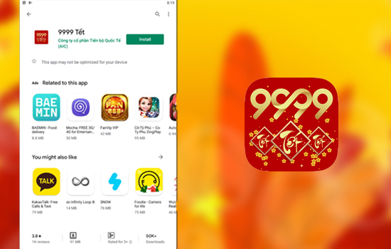 Tải về ứng dụng 9999 Tết