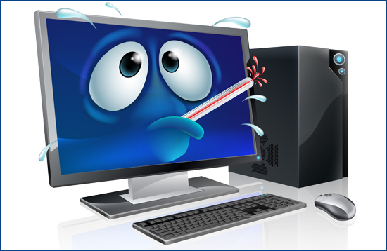 Máy tính bị nhiễm mã độc, virus, lỗi
