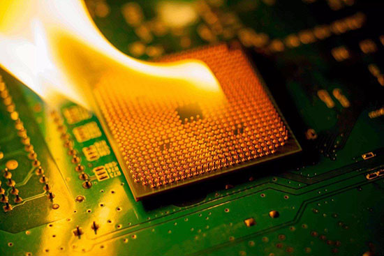 chip SSD cháy