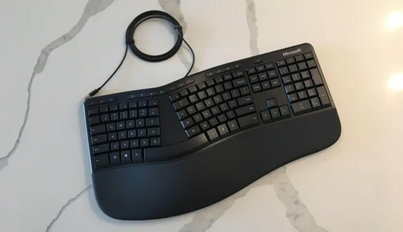Thiết kế của Microsoft Ergonomic Keyboard