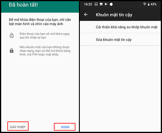 Hoàn tất quá trình kích hoạt