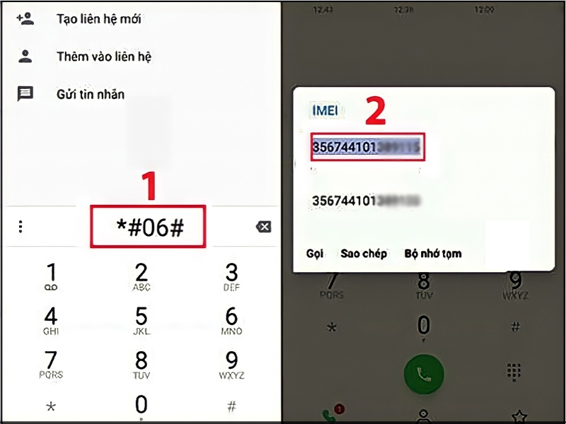 Kiểm tra số IMEI của điện thoại 