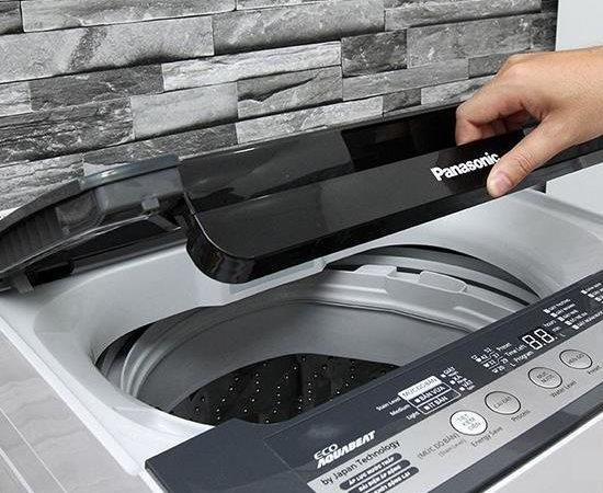 Đắp nắp và ngâm máy giặt
