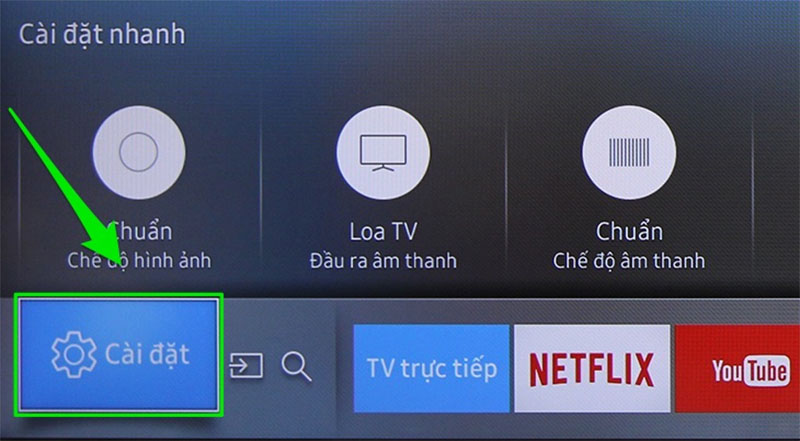 Khôi phục cài đặt gốc tivi