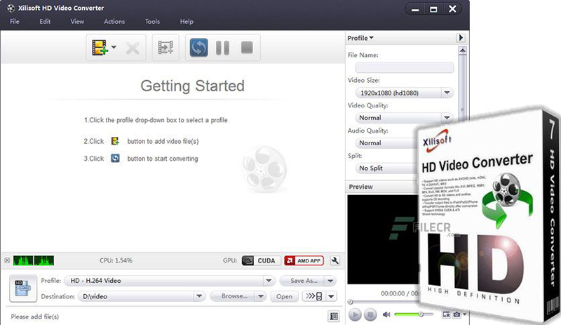 Phần mềm Xilisoft HD Video Converter
