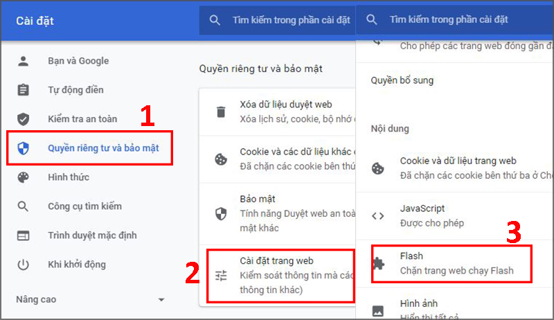 Hướng dẫn sửa lỗi Flash Payer bị chặn trên Google Chrome (2)