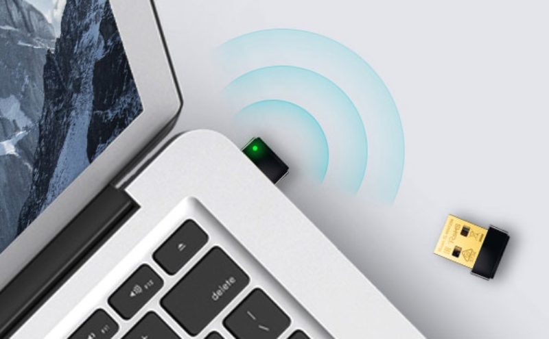 Kiểm tra lại USB WiFi đã được kết nối mạng chưa