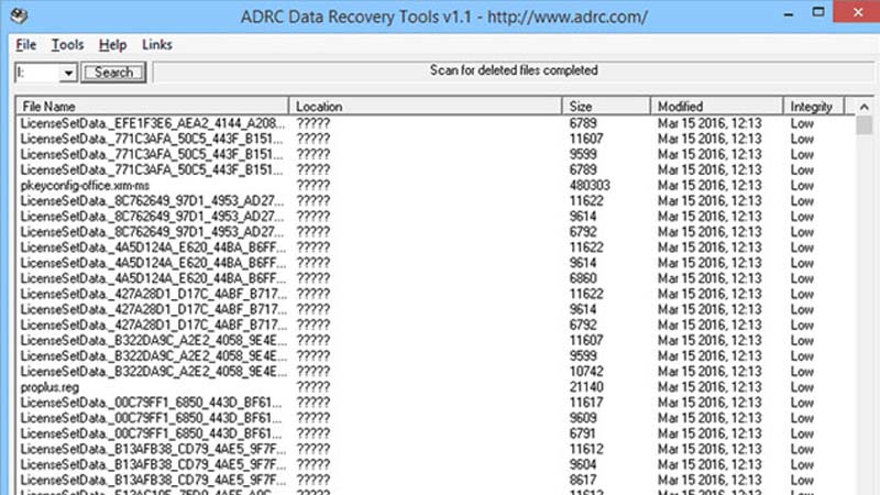  Phần mềm ADRC Data Recovery Tools