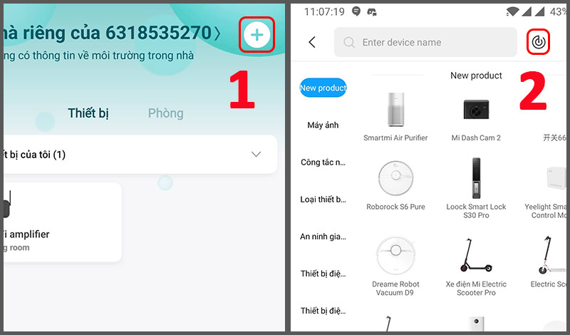 Thêm thiết bị