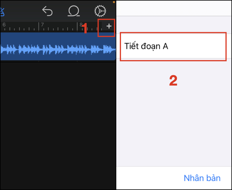 Chọn Tiết đoạn A