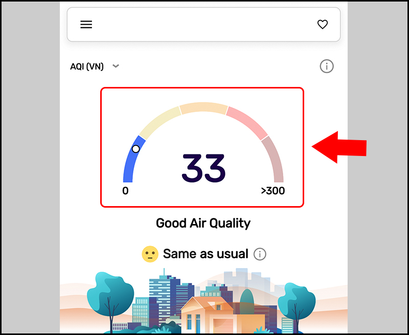 Xem chỉ số ô nhiễm không khí tại khu vực của bạn