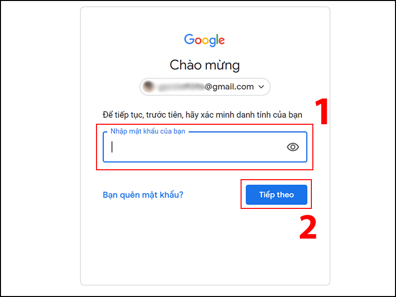 Đăng nhập lần nữa