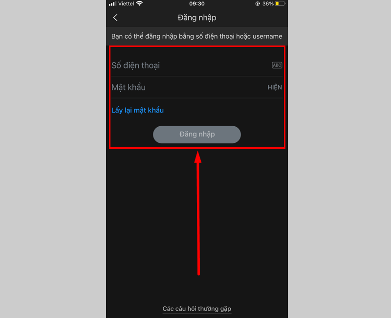 Truy cập ứng dụng Zalo