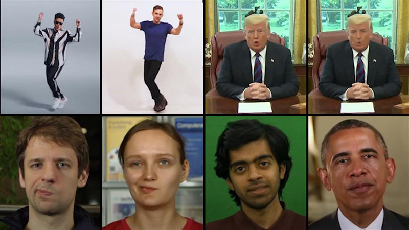 Deepfake tạo nên bản thay thế của một đối tượng dựa trên một bản mẫu chất lượng cao