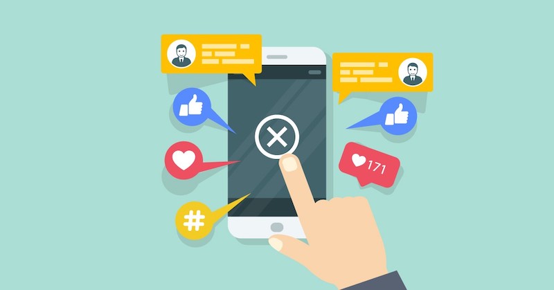 Xóa các ứng dụng mạng xã hội trên điện thoại