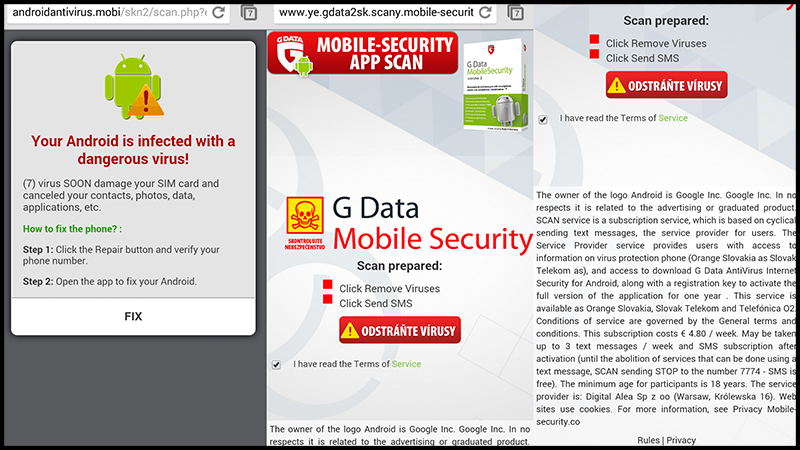 Scareware thường ngụy trang thành những phần mềm chống virus