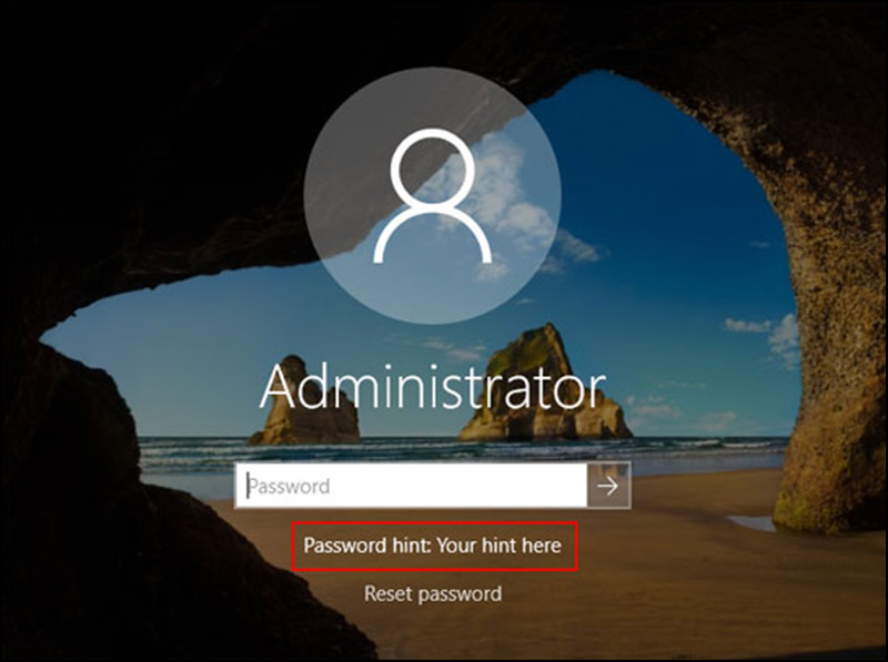 Password hint là gì?