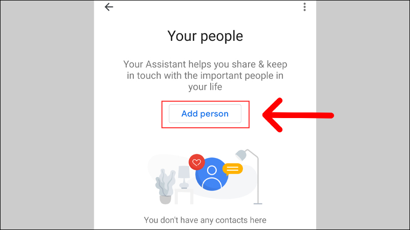 nhấp vào Add Person