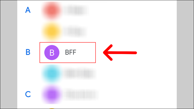 Chọn một người mà bạn muốn nhắc ngày sinh nhật