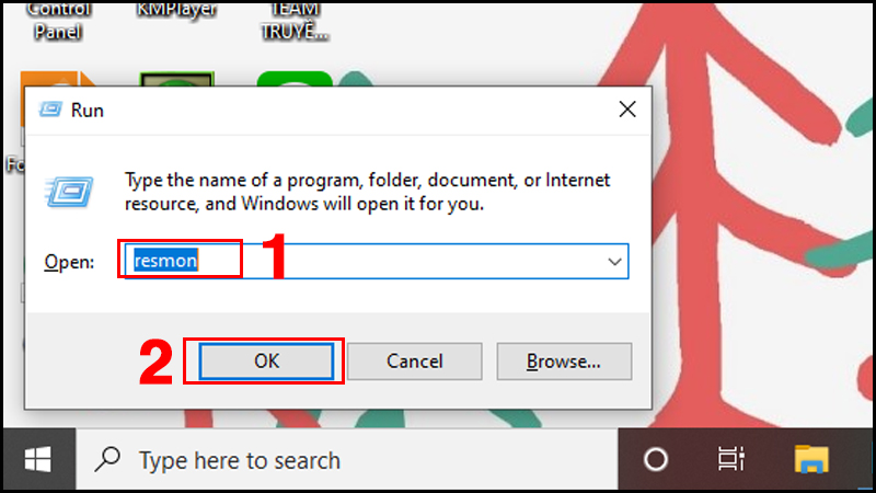 Thông qua hộp lệnh Run
