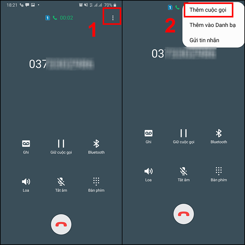 tính gọi điện thoại nhiều người cùng lúc cho điện thoại Android