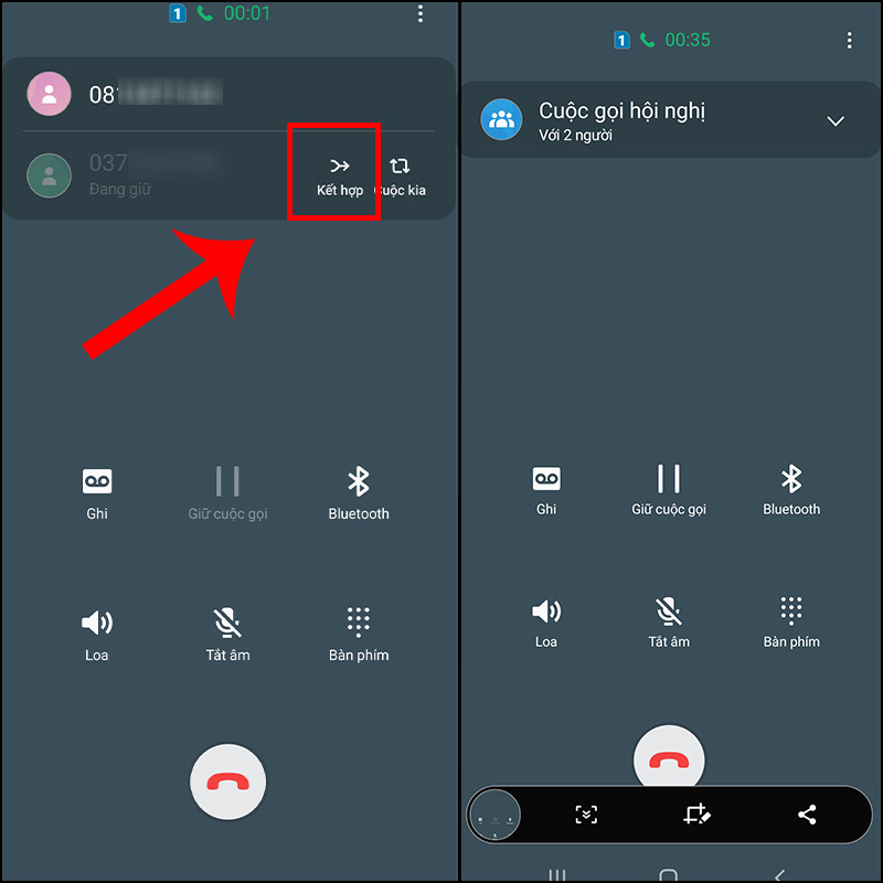 tính gọi điện thoại nhiều người cùng lúc cho điện thoại Android