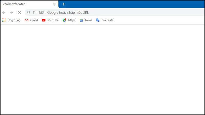Bước 1: Mở trình duyệt web bất kỳ trên máy tính.