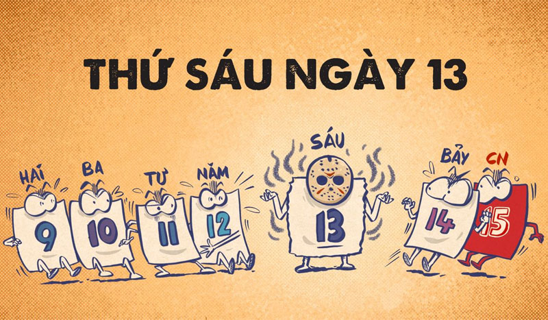 Thứ 6 ngày 13 bị cho là cực kỳ xui xẻo