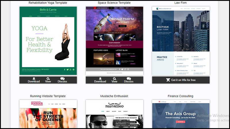 Free Website Templates