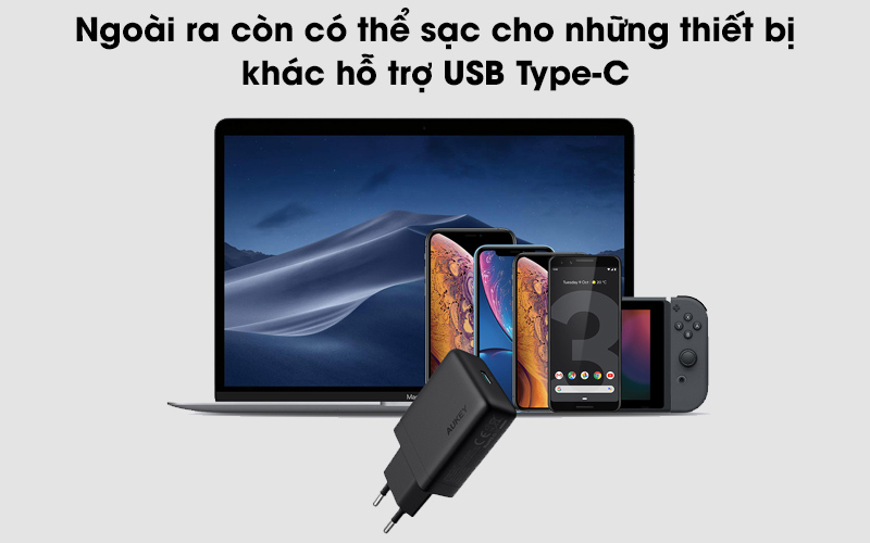 Hỗ trợ sạc rất nhiều thiết bị khác