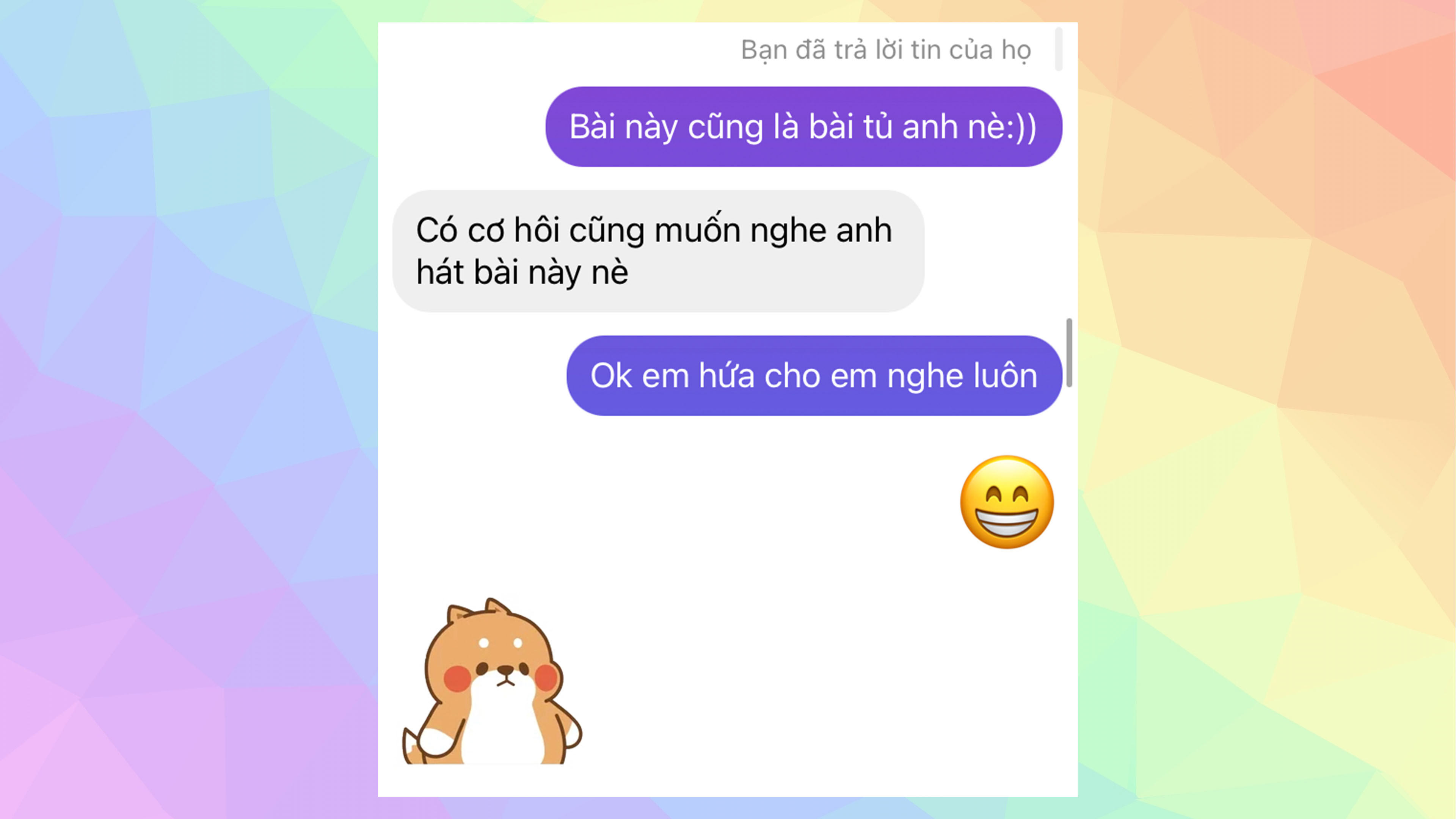 Phản hồi story luôn là cách hay để bắt chuyện