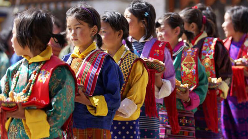 Những đứa trẻ ở Bhutan