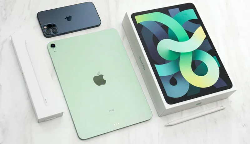 iPad Air 4 đứng thứ năm trong bảng xếp hạng với 647,655 điểm