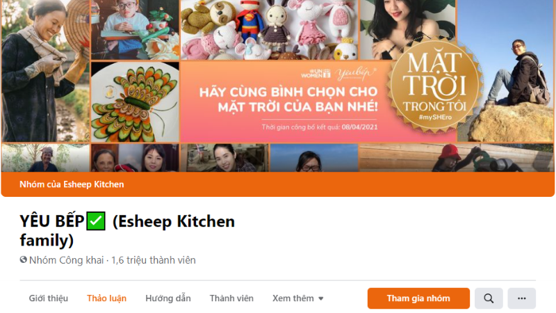 Nhóm YÊU BẾP✅ (Esheep Kitchen family)