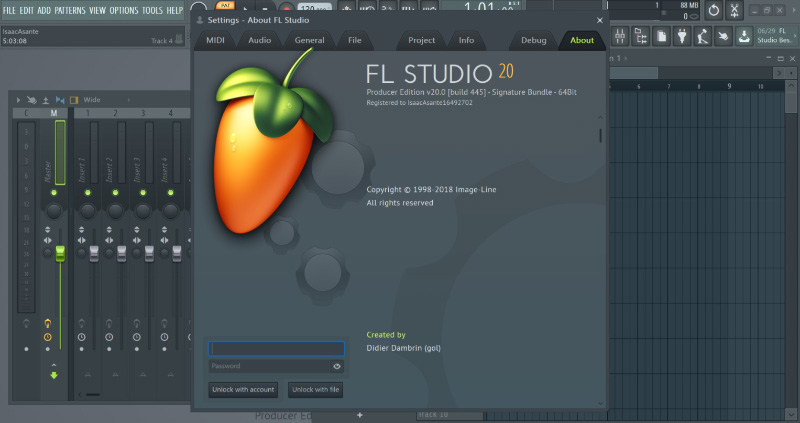 Giao diện trực quan của phần mềm làm beat FL Studio