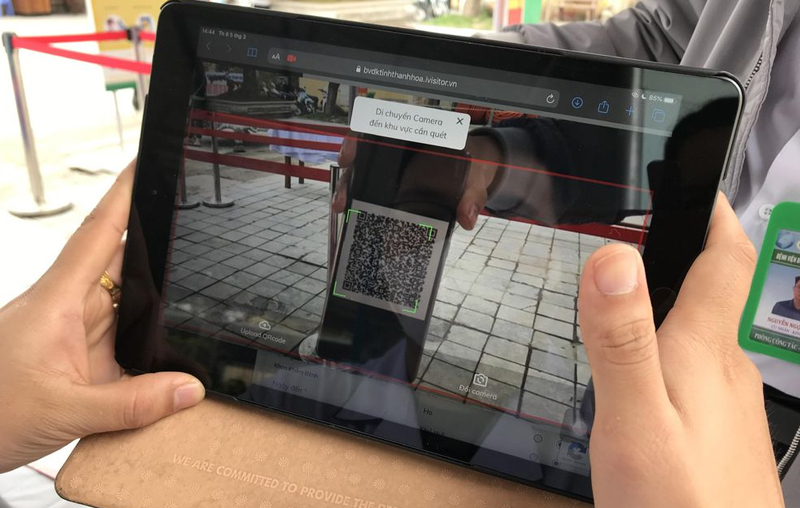 Hệ thống ghi nhận người đến, đi các địa điểm công cộng