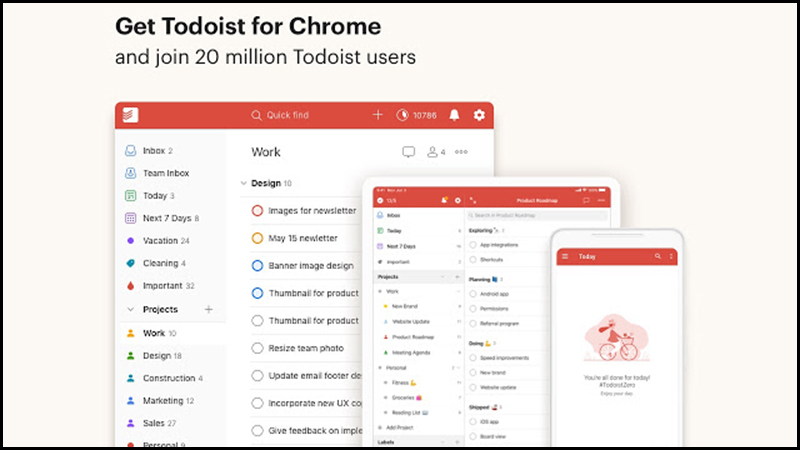 Todoist là một plugin giúp bạn sắp xếp công việc dễ dàng hơn