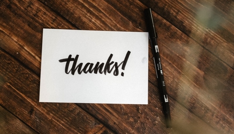 Thư cảm ơn cần bao gồm đầy đủ 3 yếu tố