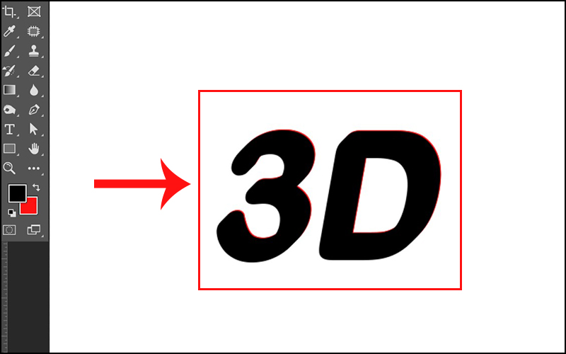 Tịnh tiến chữ để tạo kiểu 3D