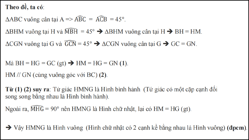 Bài giải cách chứng minh 1