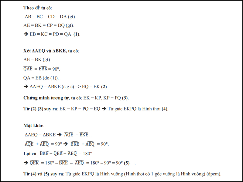 Bài giải cách chứng minh 3