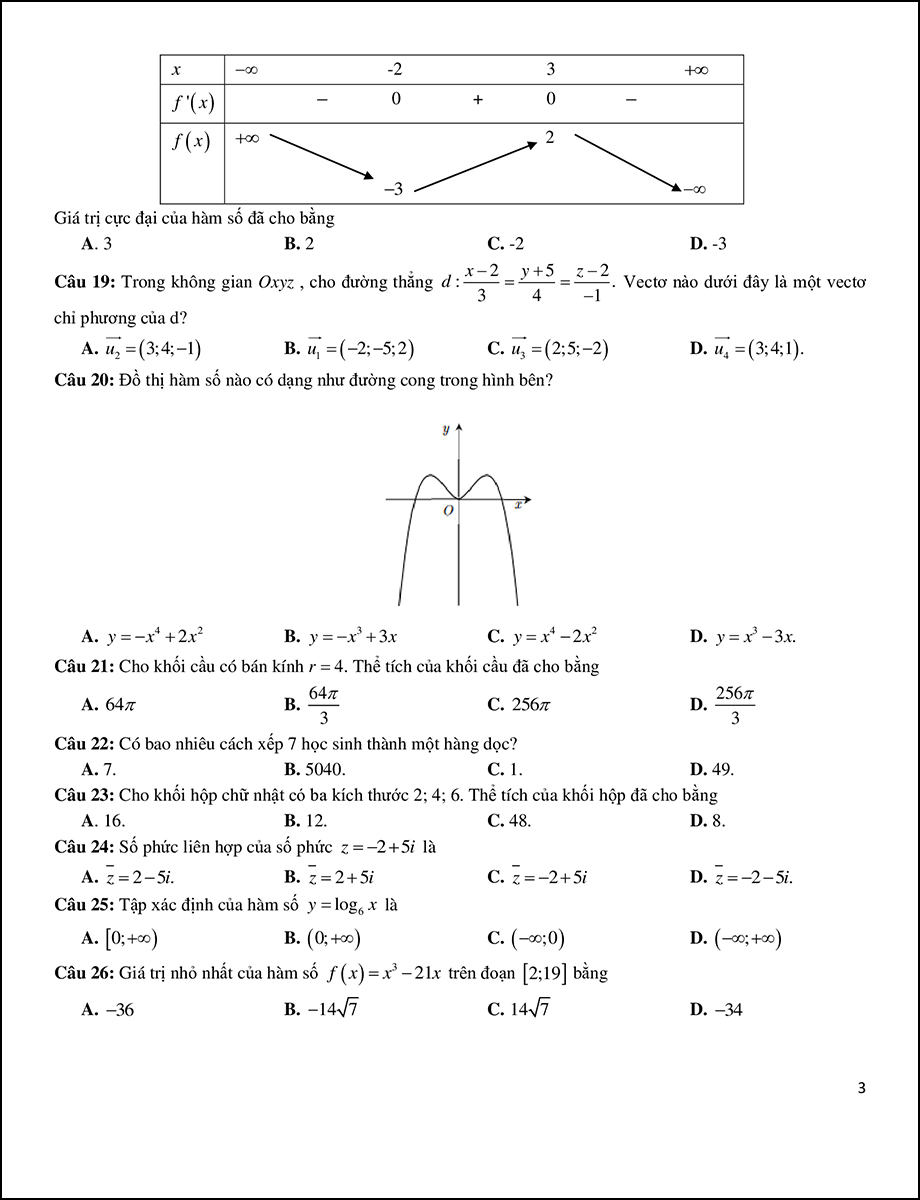 Mã đề 102 - Trang 3