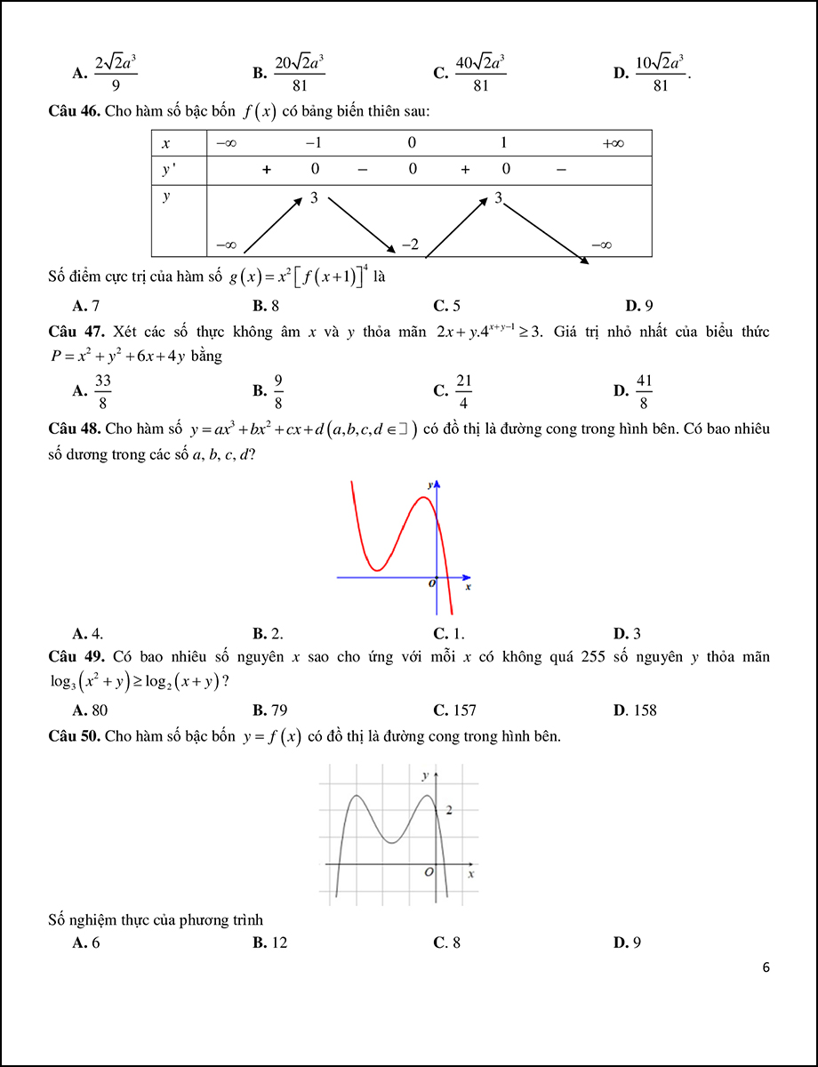 Mã đề 104 - Trang 6