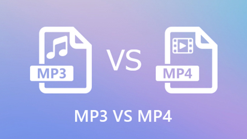 Điểm khác biệt giữa file MP3 và file MP4