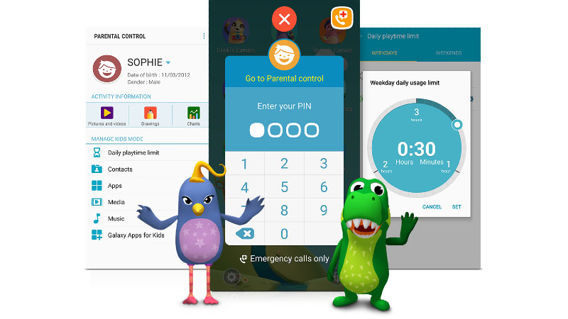 Bảo mật trong chế độ trẻ em