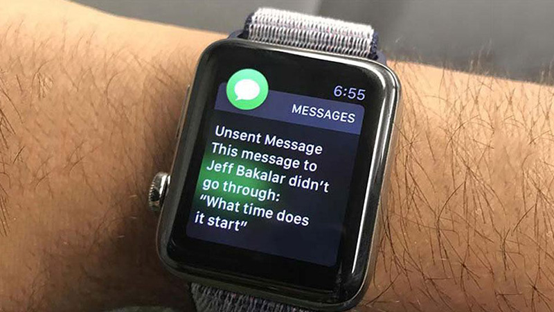 Tin nhắn dù đã đọc nhưng vẫn báo chưa đọc trên Apple Watch