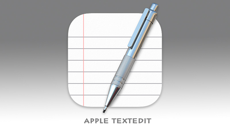 Mở file TXT bằng phần mềm Apple TextEdit